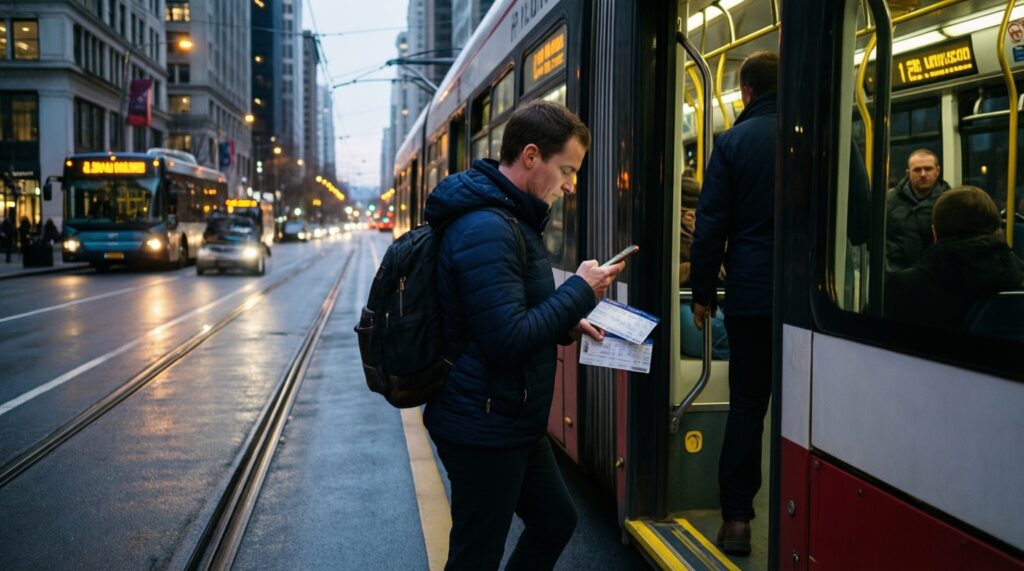 Туризм и транспорт: авиарейсы, железная дорога, межмуниципальные маршруты, сезонные изменения - иллюстрация