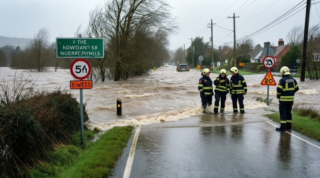 Погода и природные риски: штормовые предупреждения, паводки, пожары, состояние лесов - иллюстрация