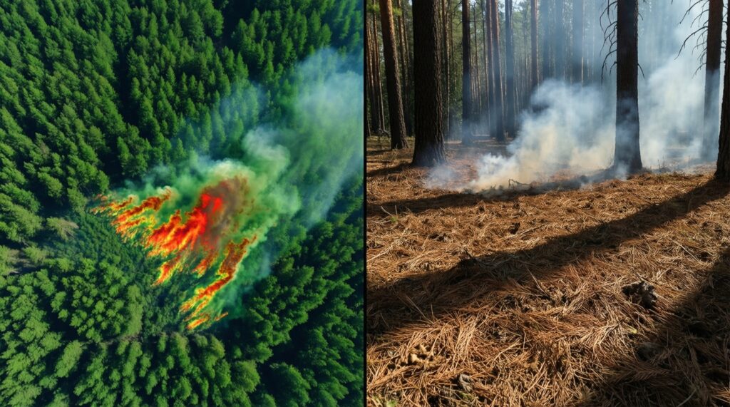 Погода и природные риски: штормовые предупреждения, паводки, пожары, состояние лесов - иллюстрация