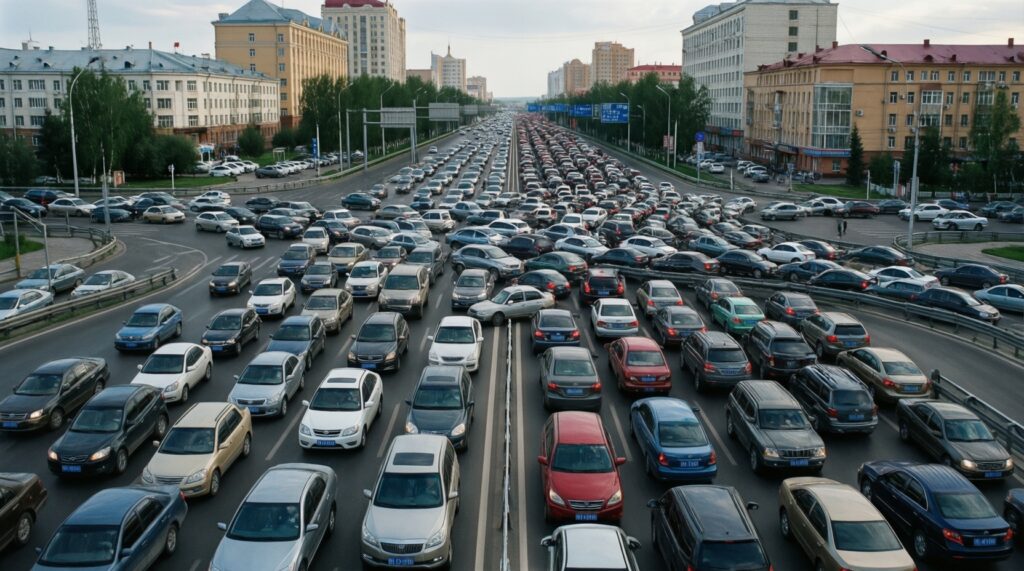 ДТП и обстановка на дорогах Улан-Удэ и трасс региона: пробки, ремонты, аварии - иллюстрация