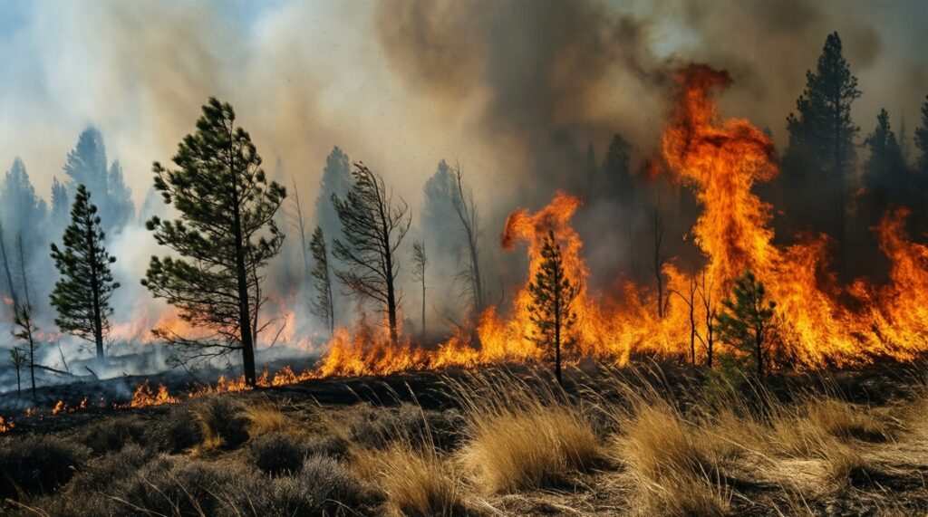 Лесные пожары и ЧС: текущая обстановка, карты, причины возгораний и советы населению - иллюстрация