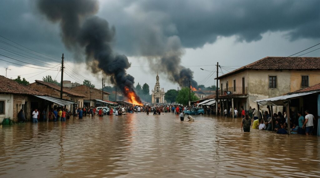 Погода и риски: штормовые предупреждения, паводки, пожароопасная обстановка - иллюстрация