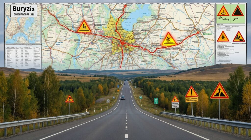 Ситуация на дорогах Бурятии: перекрытия, ремонт, пробки и аварийные участки - иллюстрация