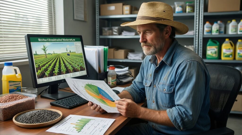 Сельское хозяйство: посевная/уборочная, поддержка фермеров и рынок продукции - иллюстрация